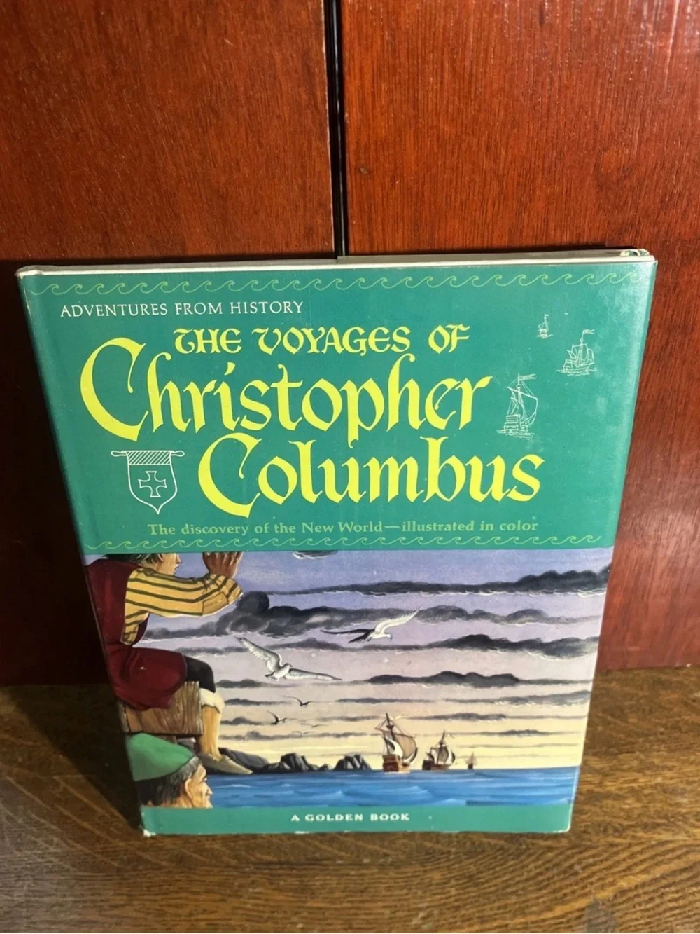 The Voyages of Christopher Columbus - Green Cover Coffee Table Book